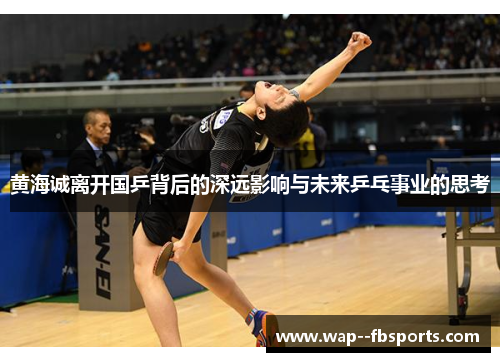 黄海诚离开国乒背后的深远影响与未来乒乓事业的思考